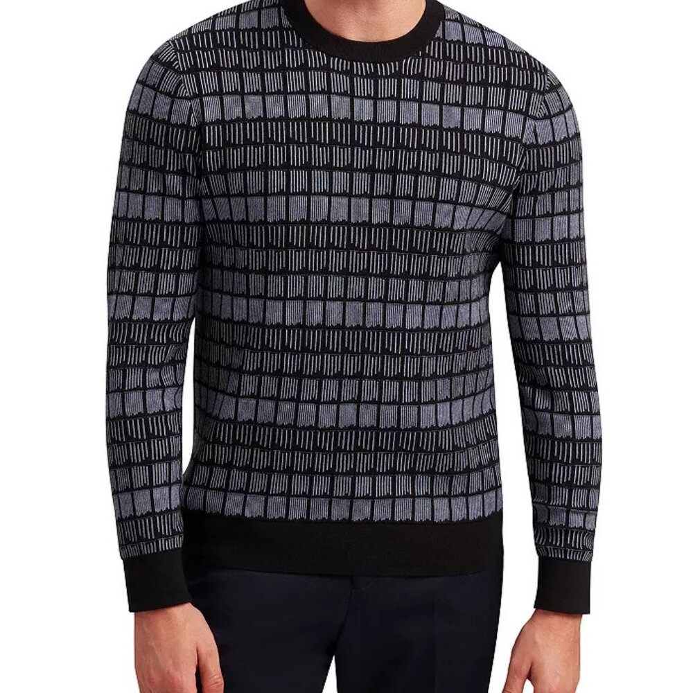 Ted Baker Men's Black Crewneck Sweater - USA Size X-Large (5) - New with Tags